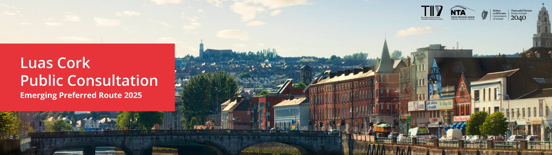 LUAS Cork introductory banner